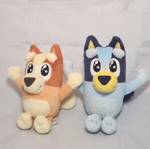 7" & 6" Bluey and Bingo Dog Plush Stuffed Animal Moose Toys
